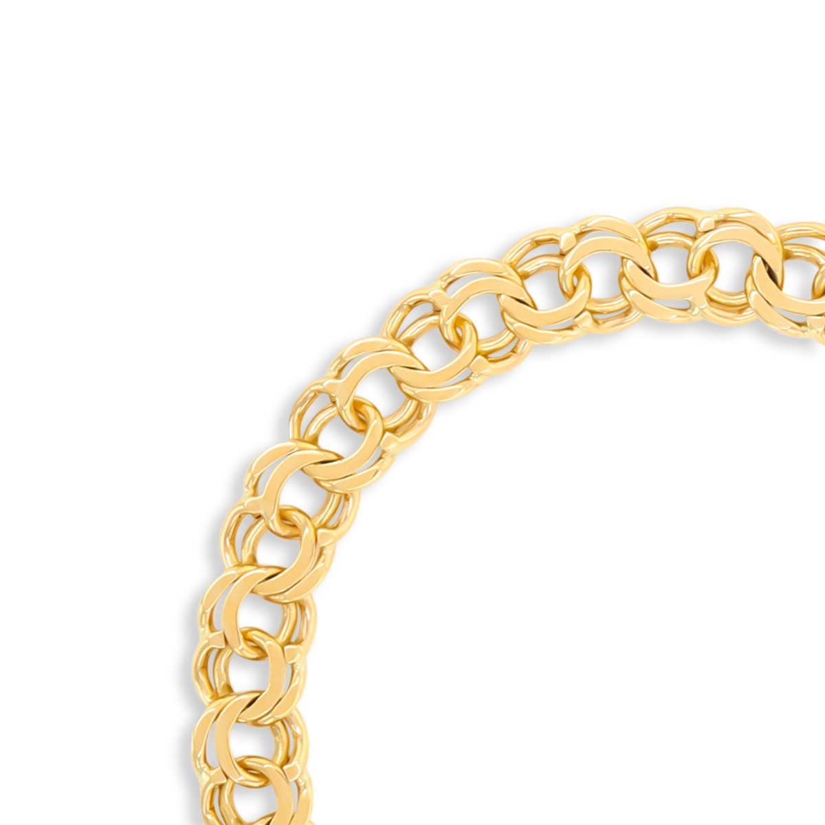 9ct Yellow Gold 8" Garibaldi Link Bracelet