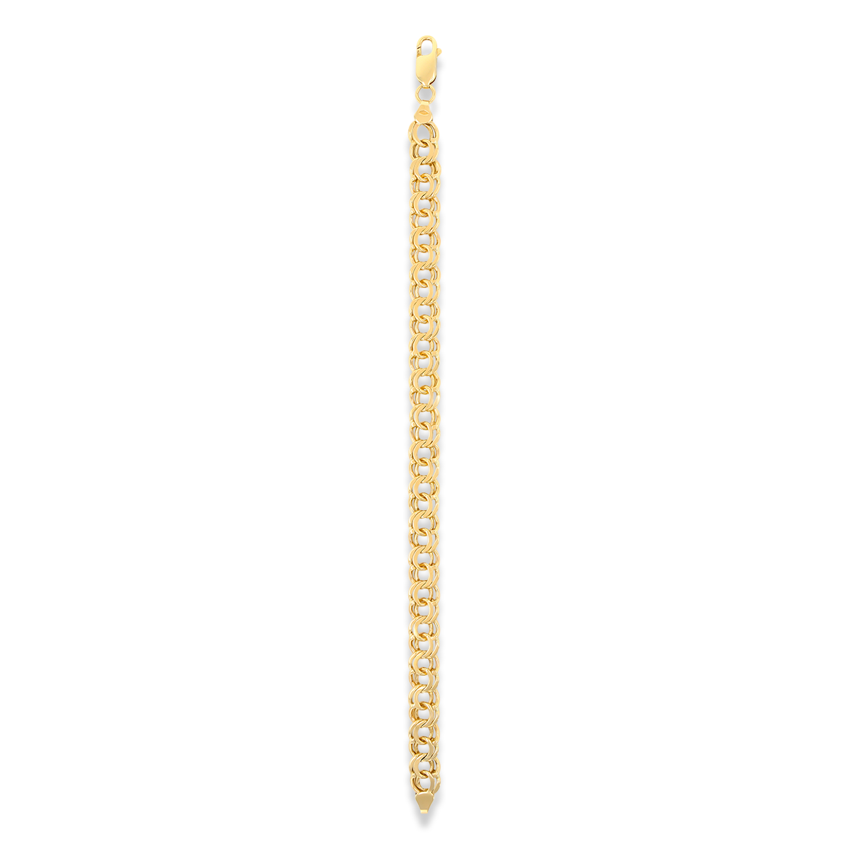 9ct Yellow Gold 8" Garibaldi Link Bracelet