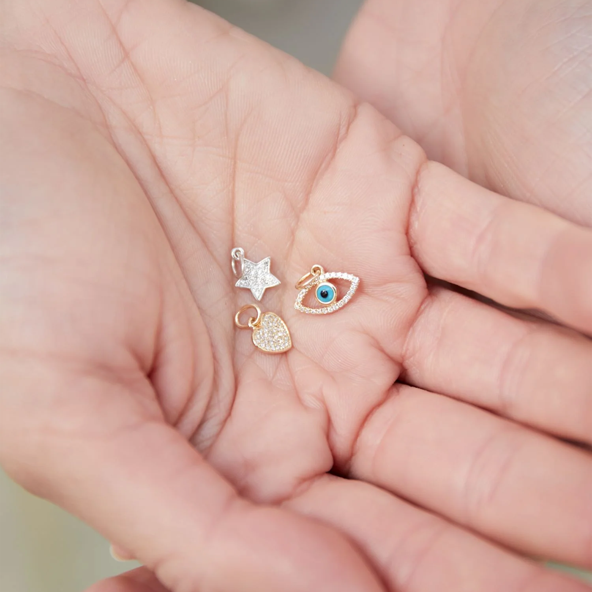 Diamond Set Star Charm