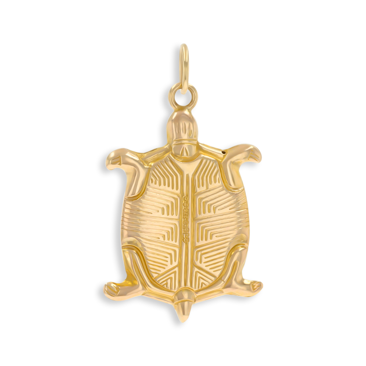 9ct Yellow Gold Tortoise Charm By Georg Jensen