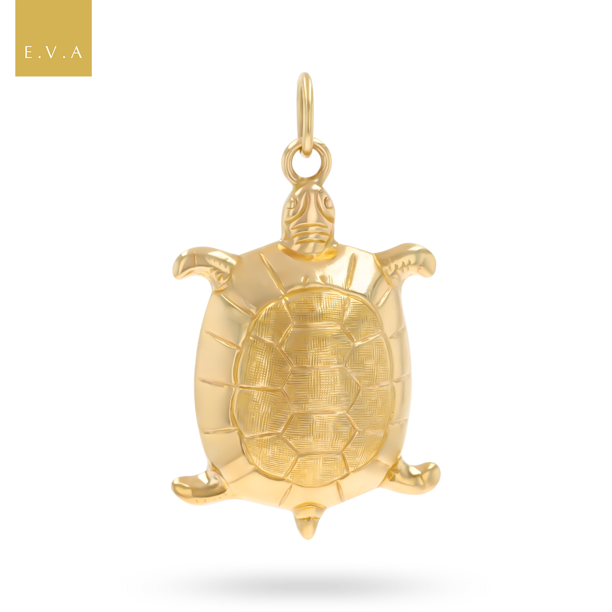 9ct Yellow Gold Tortoise Charm By Georg Jensen