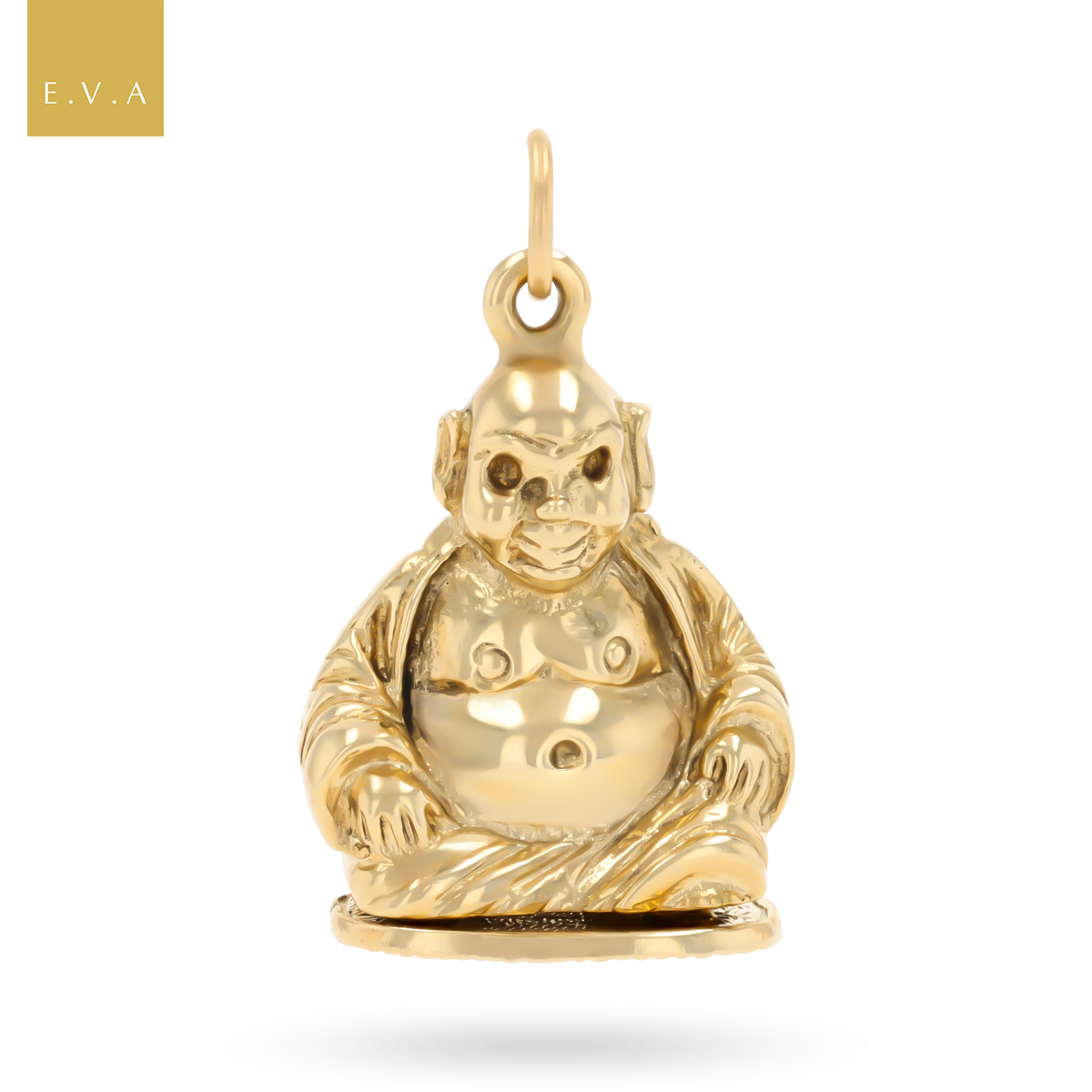 9ct Yellow Gold Buddha Opening Charm