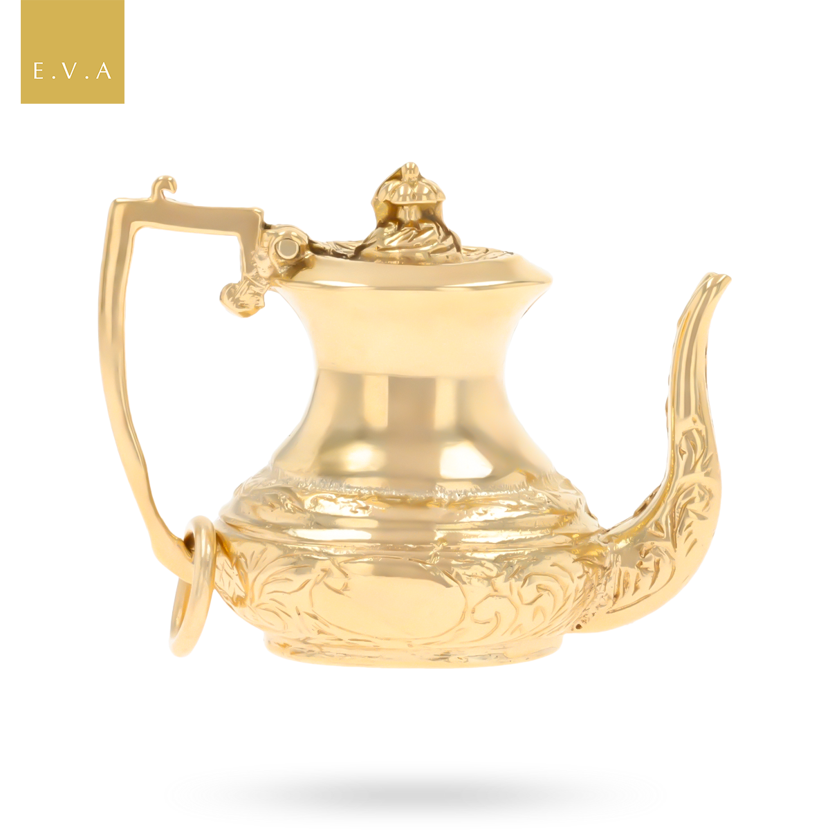 9ct Yellow Gold Coffee Pot Charm
