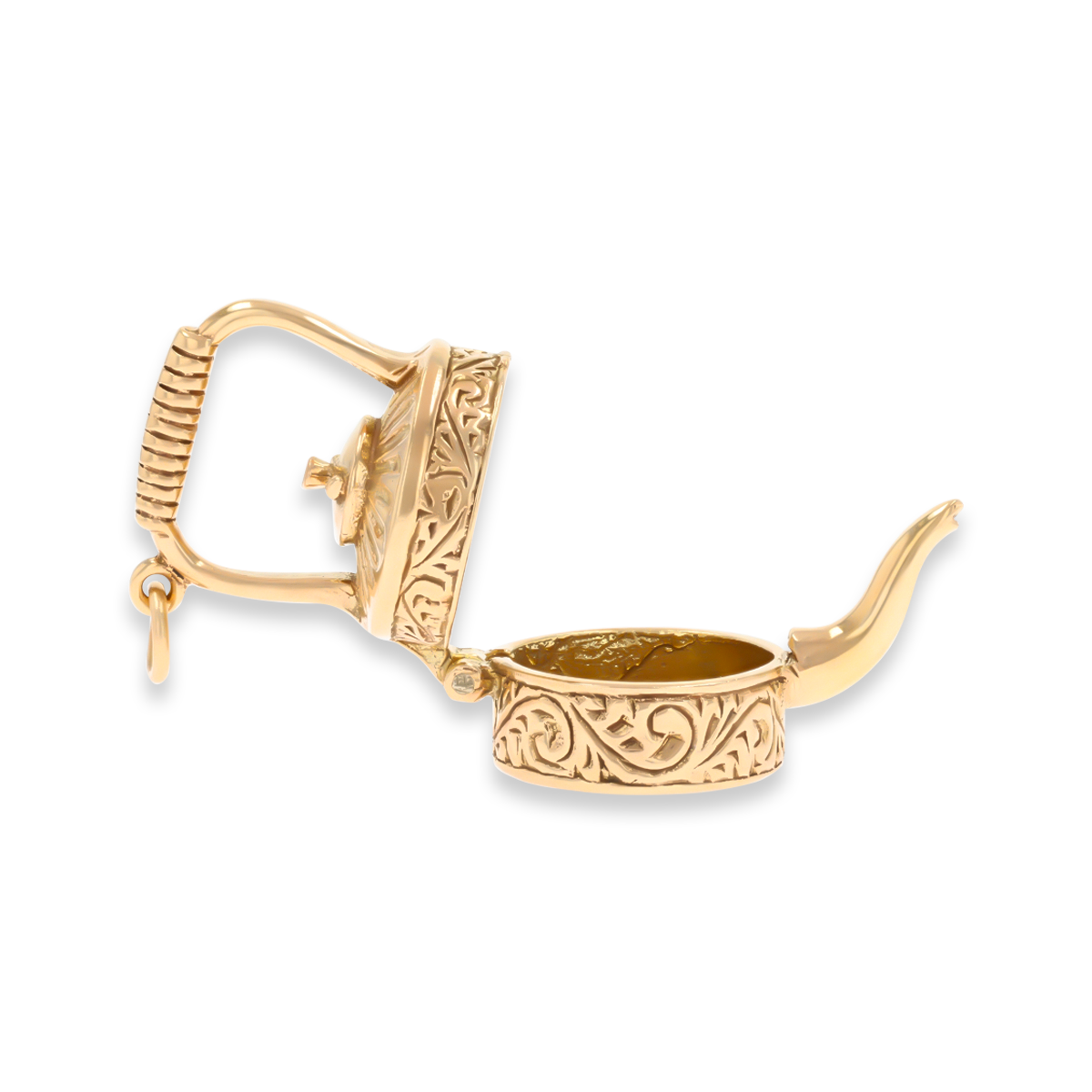 9ct Yellow Gold Kettle Opening Charm