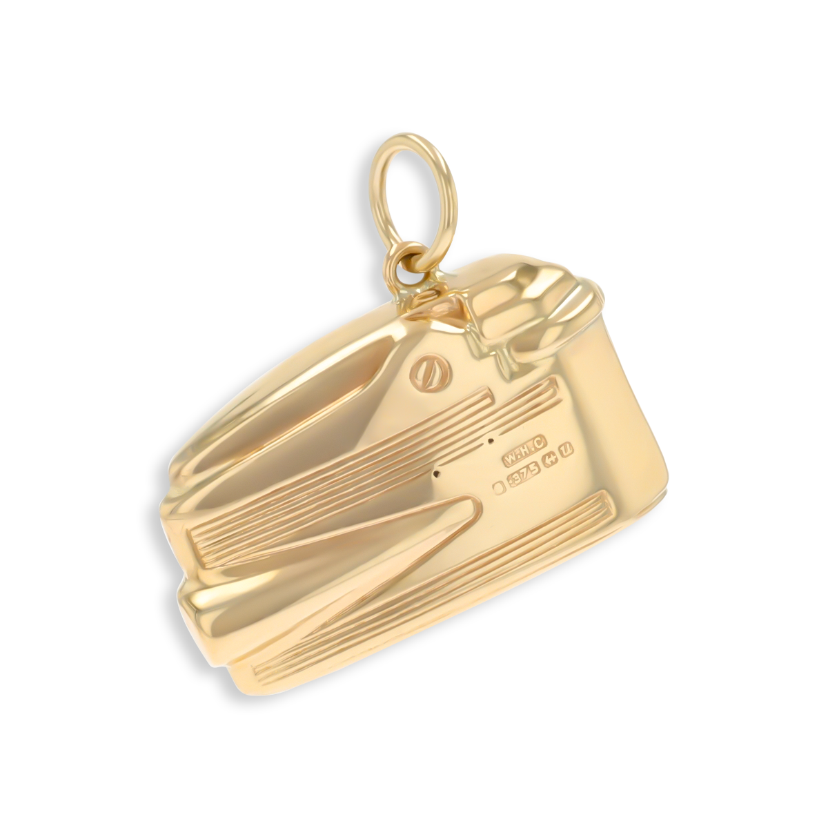 9ct Yellow Gold Hollow Lighter Charm