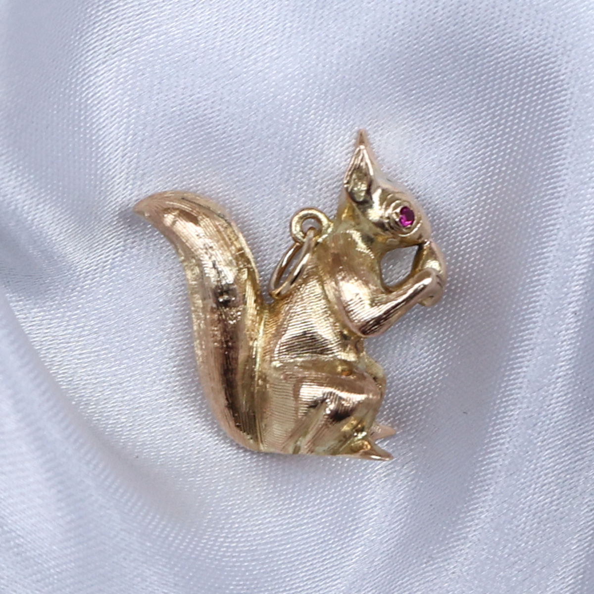 9ct Yellow Gold Squirrel Charm By Georg Jensen
