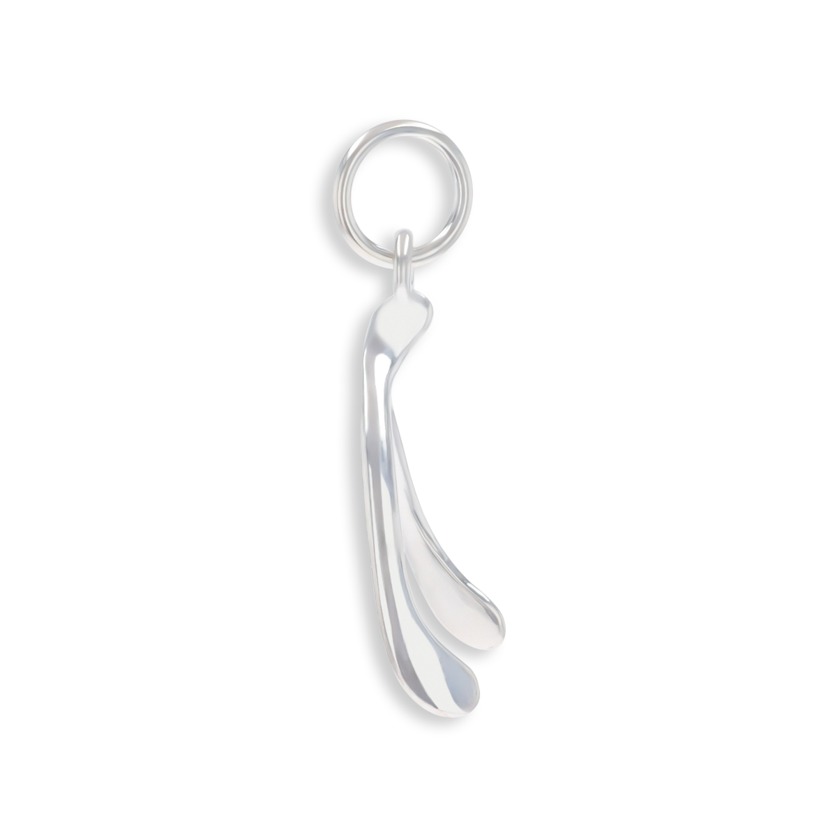 Sterling Silver Small Wishbone Charm