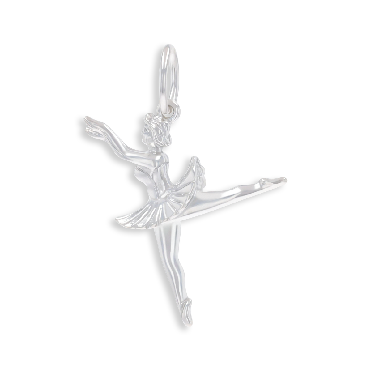 Sterling Silver Ballerina Charm