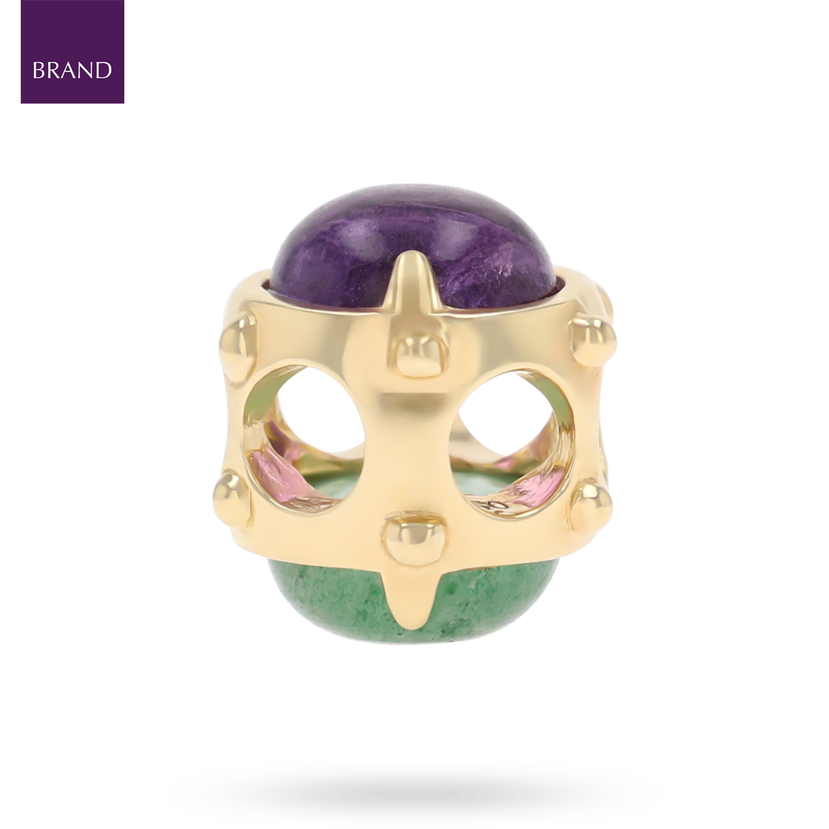 Trollbeads Exclusive 18ct Yellow Gold "Cradle of Courage”