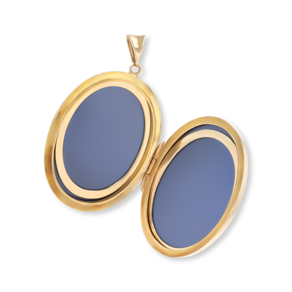 9ct Yellow Gold Ruby & Diamond Set Locket