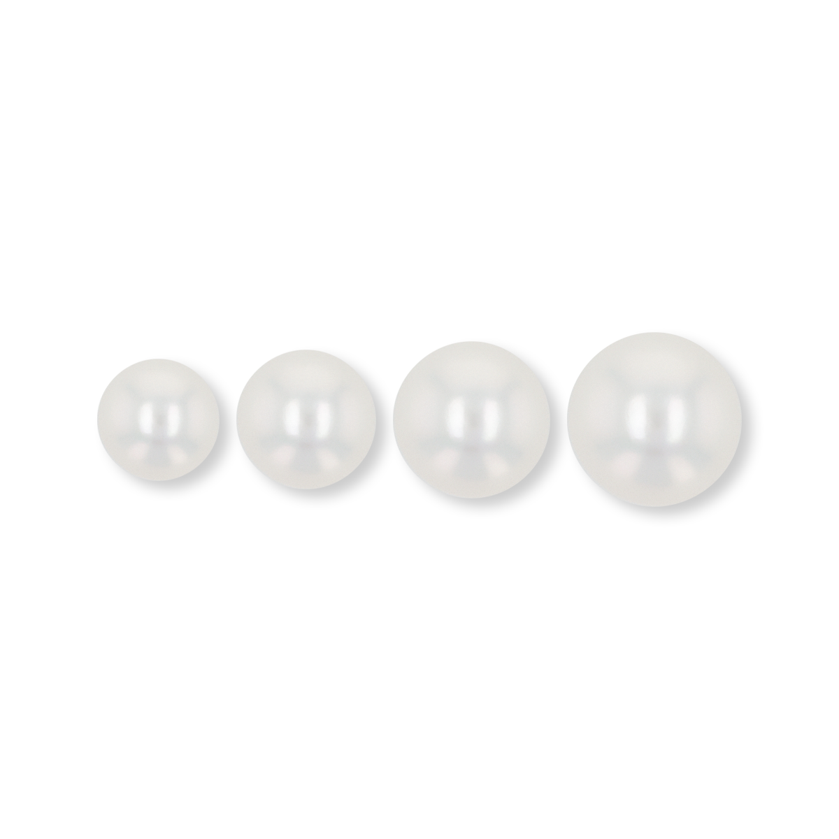 9ct Yellow Gold Freshwater Pearl Stud Earrings 4mm, 5mm, 6mm & 7mm
