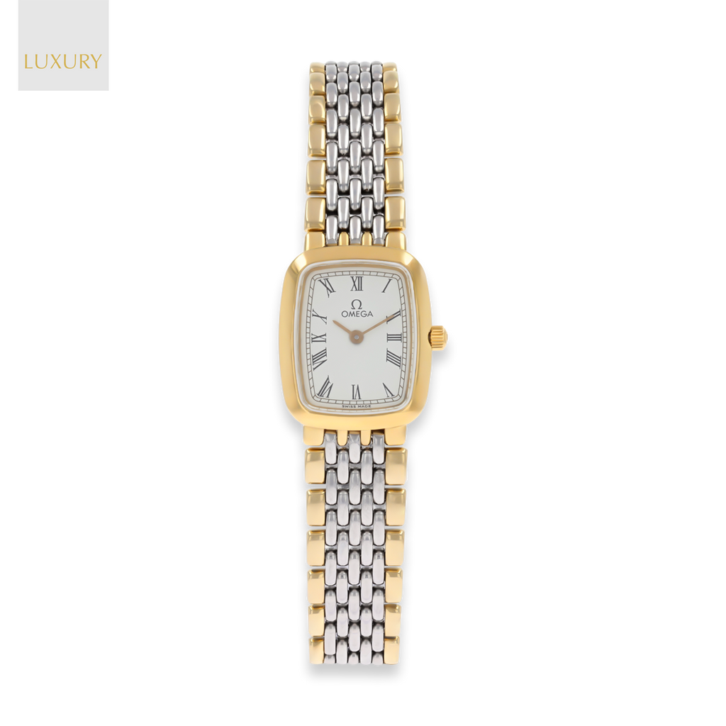 OMEGADe Ville Quartz レディース Omega De Ville Quartz 2-Tone Ladies Watch