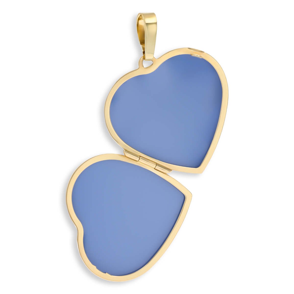 9ct Yellow Gold Large Heart Shaped Locket