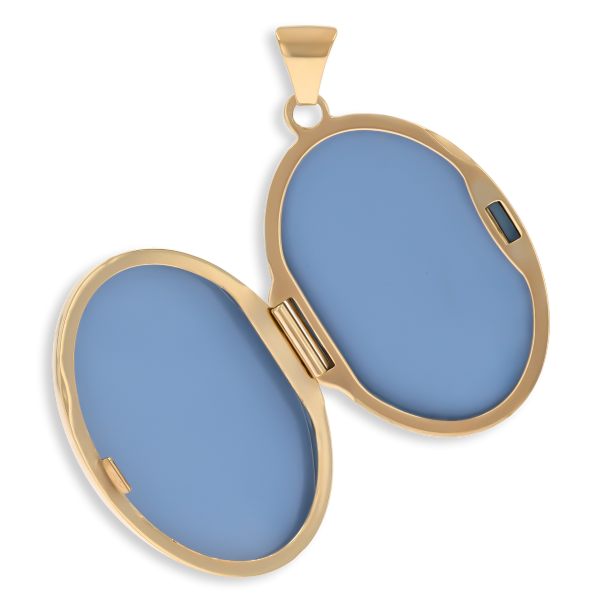 9ct Yellow Gold Oval Shaped Floral Locket