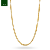 9ct Yellow Gold 1.5mm Close Curb Chain