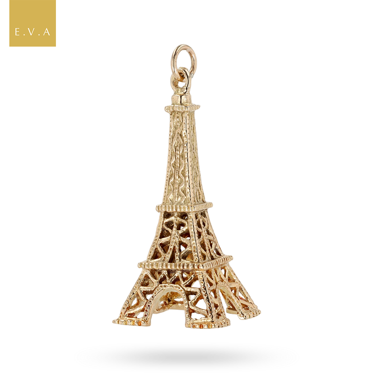 9ct Yellow Gold Eiffel Tower Charm
