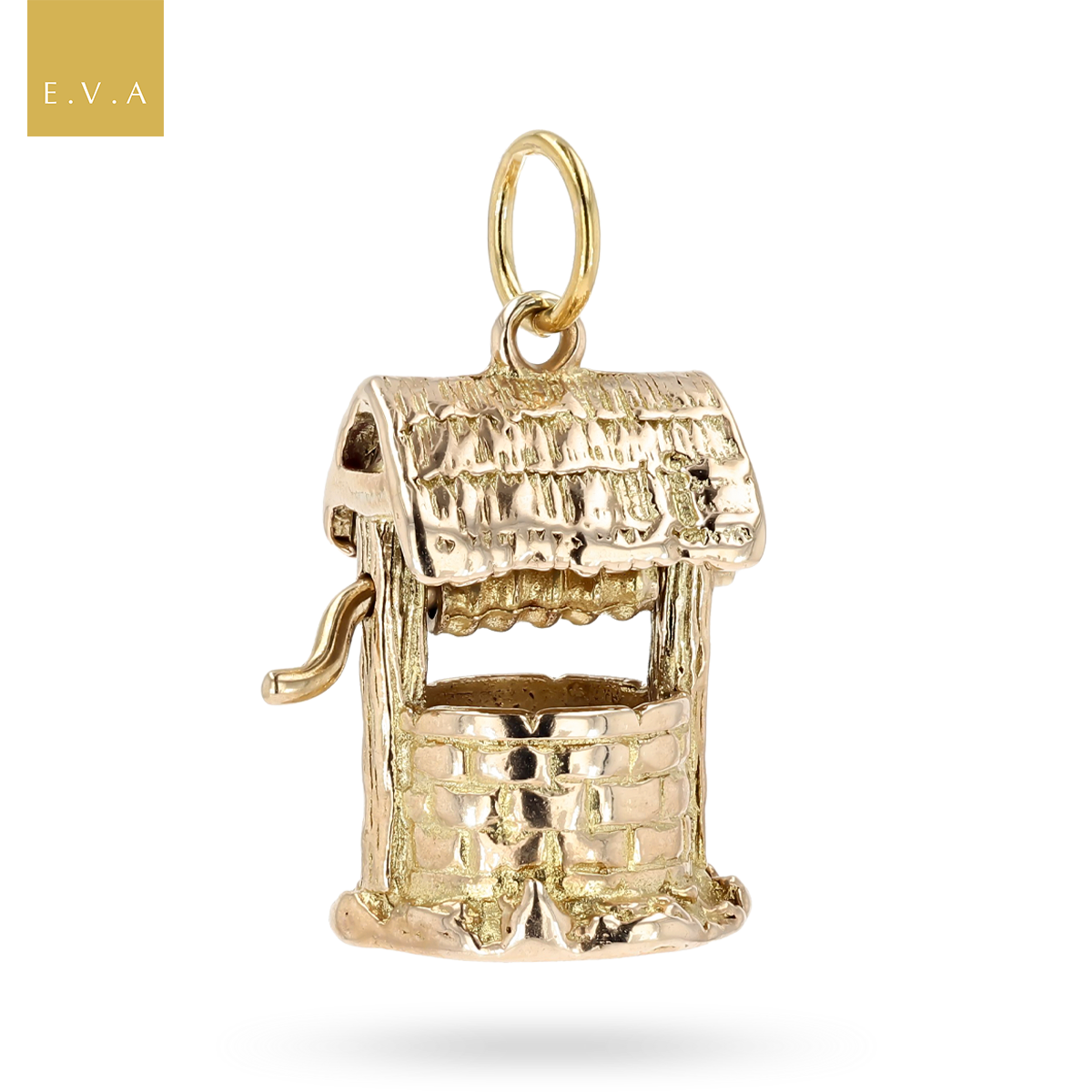 9ct Yellow Gold Wishing Well Charm