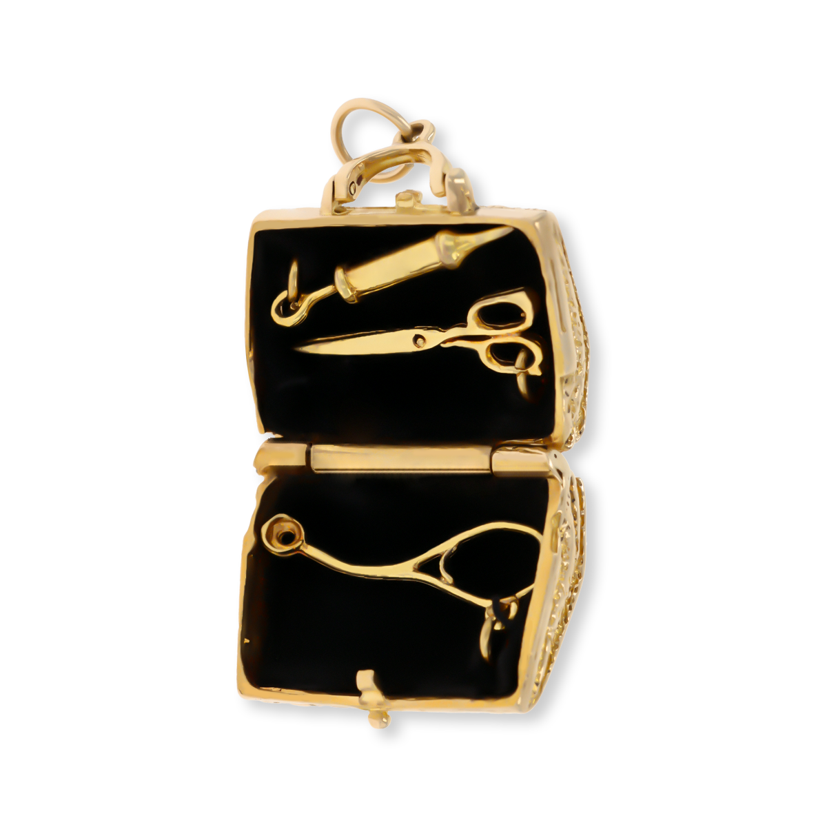 9ct Yellow Gold Doctors Medical Bag Opening Charm