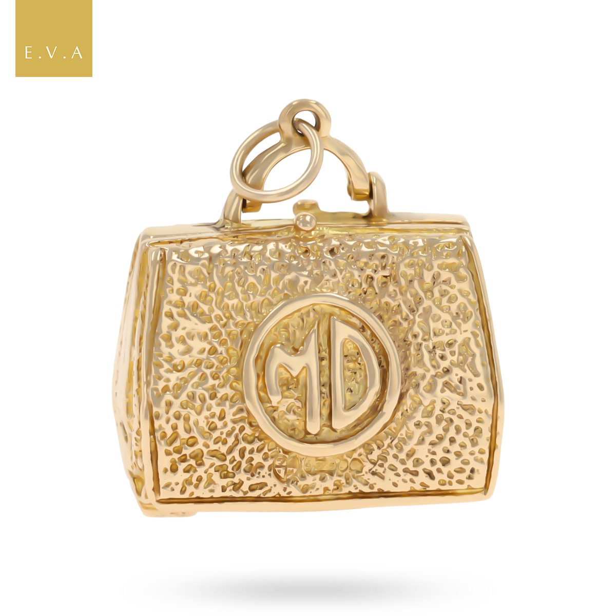 9ct Yellow Gold Doctors Medical Bag Opening Charm
