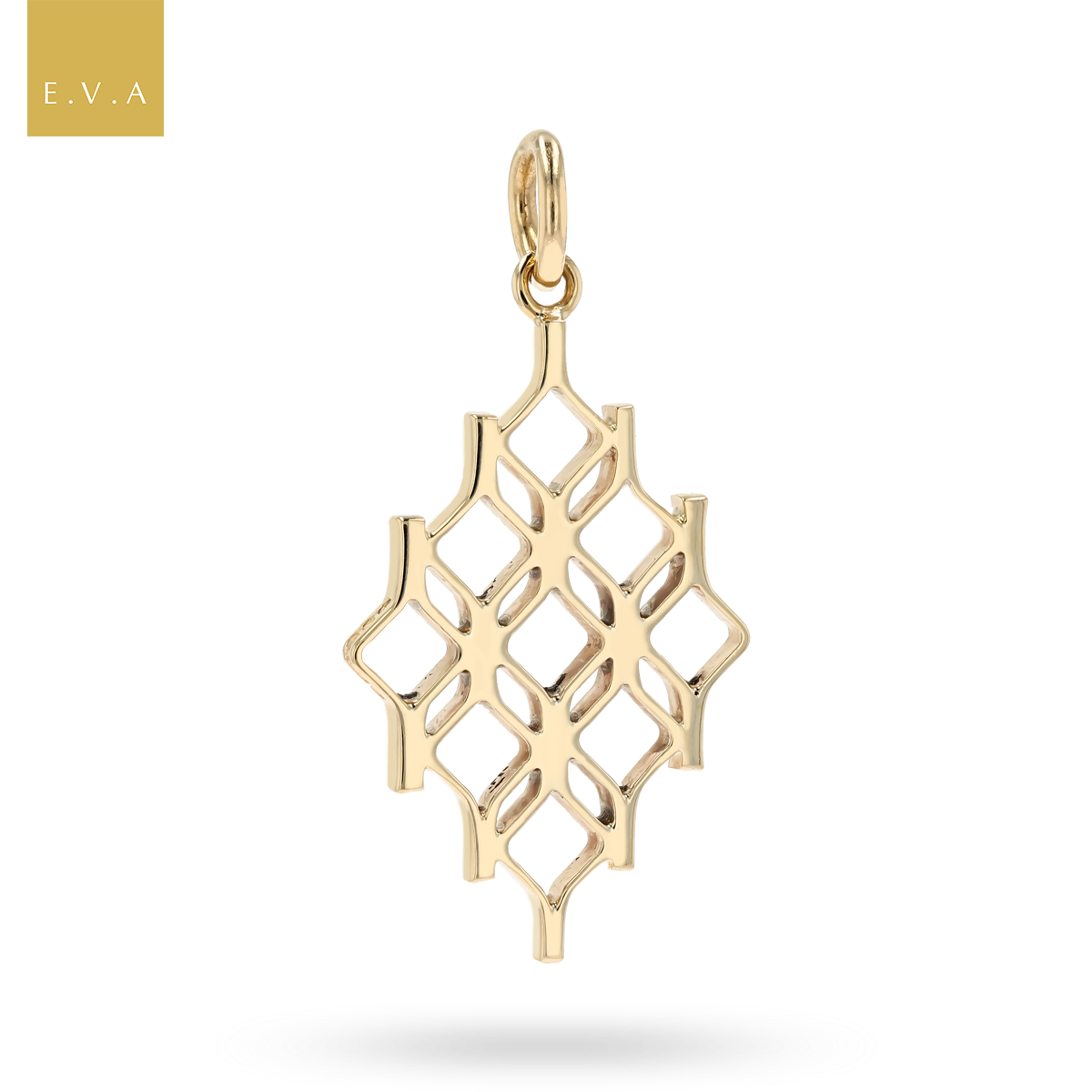 9ct Yellow Gold Marquise Pendant By Jack Spencer