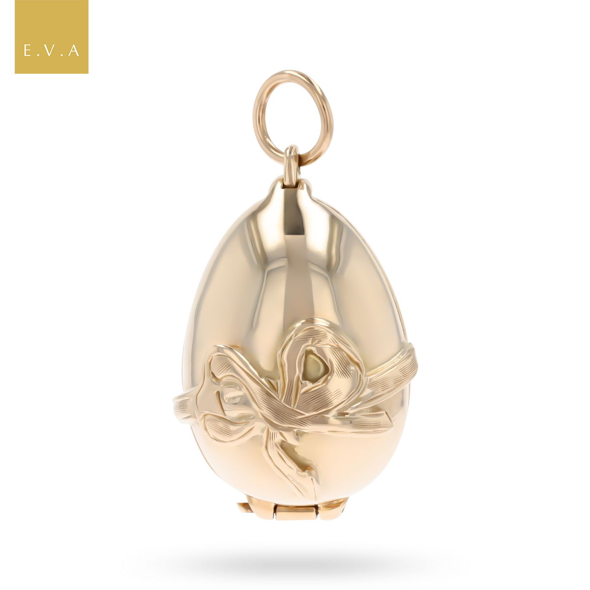 9ct Yellow Gold Easter Egg Opening Charm By Georg Jensen