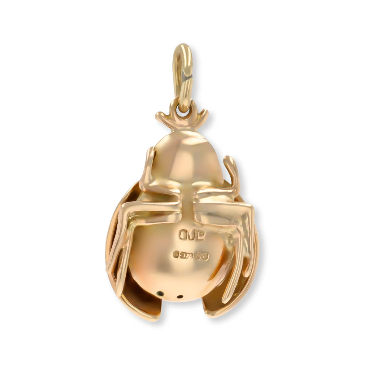 9ct Yellow Gold Ladybird Charm By Georg Jensen