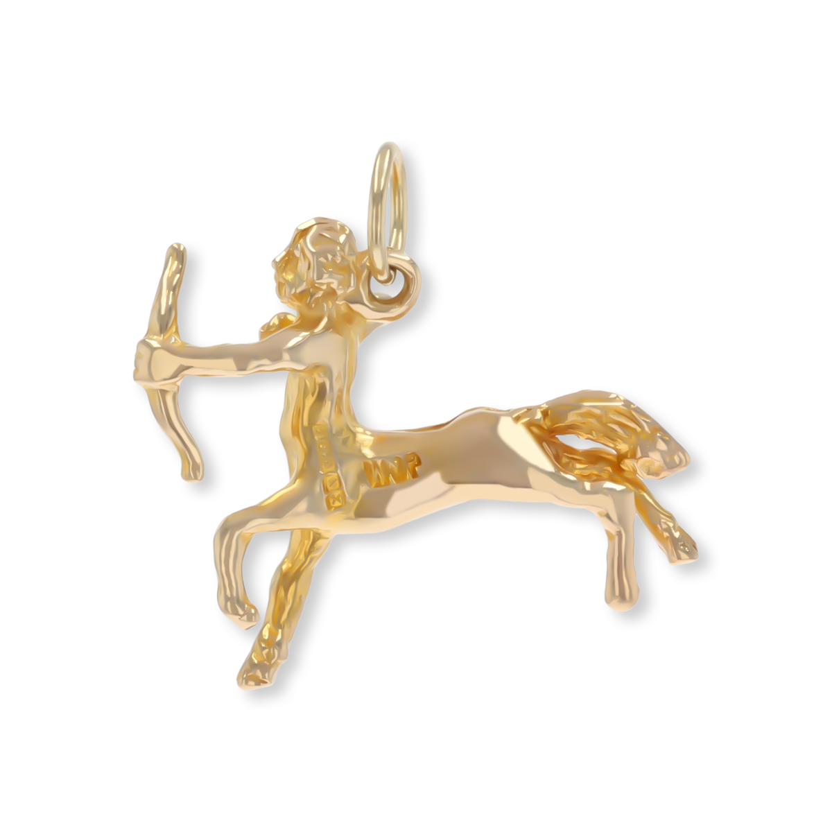 9ct Yellow Gold Centaur Sagittarius Zodiac Charm