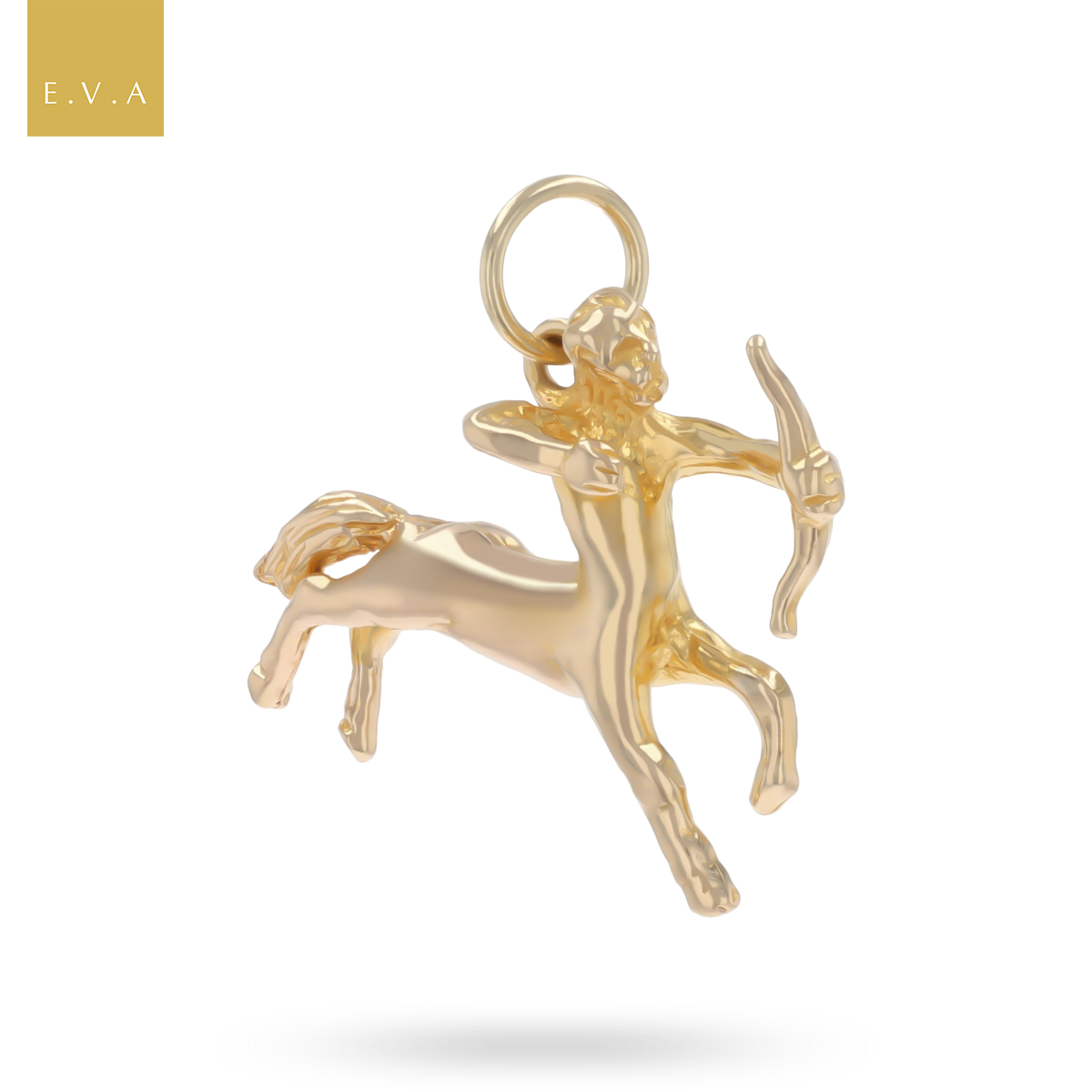 9ct Yellow Gold Centaur Sagittarius Zodiac Charm