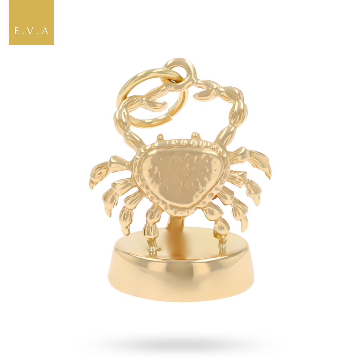 9ct Yellow Gold Crab Cancer Zodiac Charm
