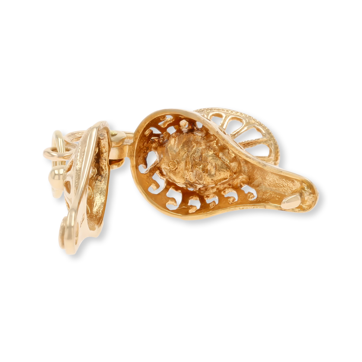 9ct Yellow Gold Genie Lamp Opening Charm