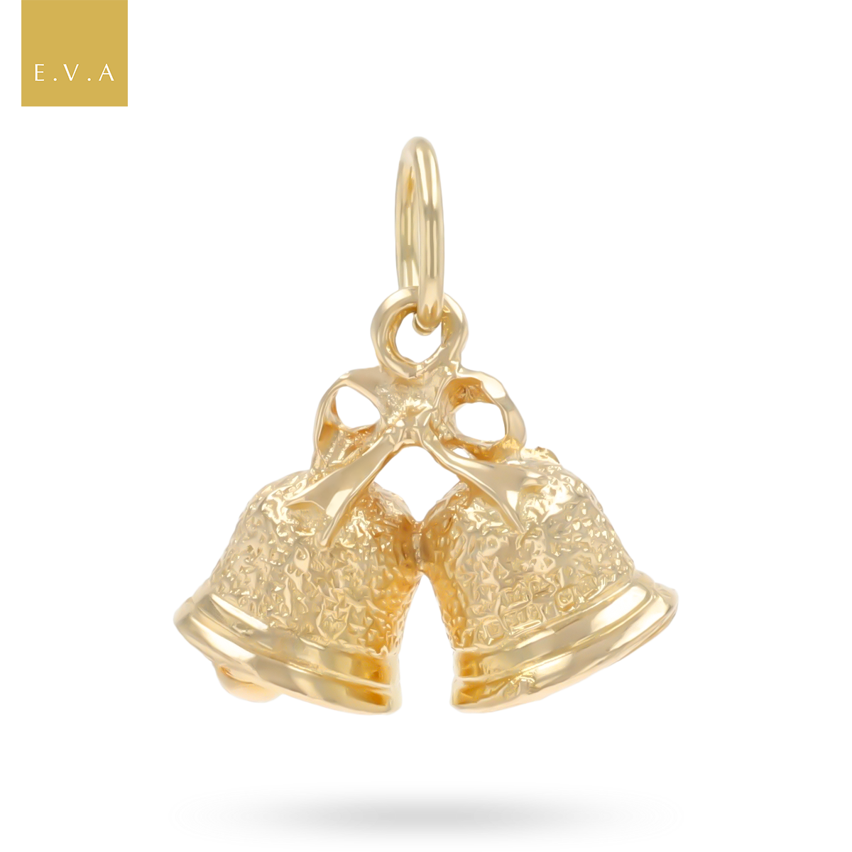 9ct Yellow Gold Wedding Bells Charm