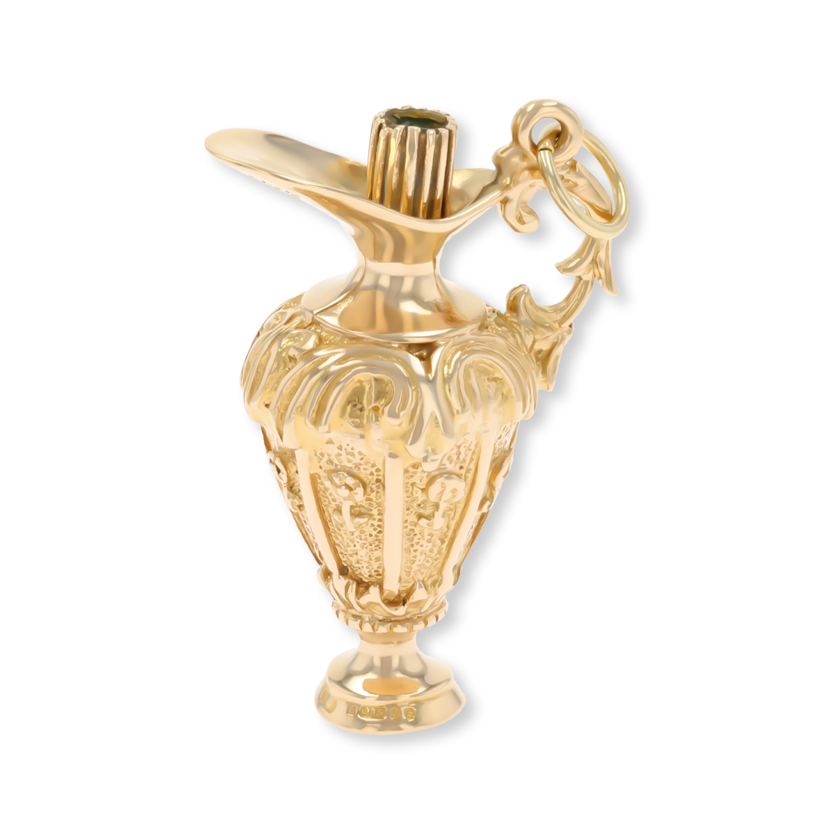 9ct Yellow Gold Ornate Wine Jug Charm