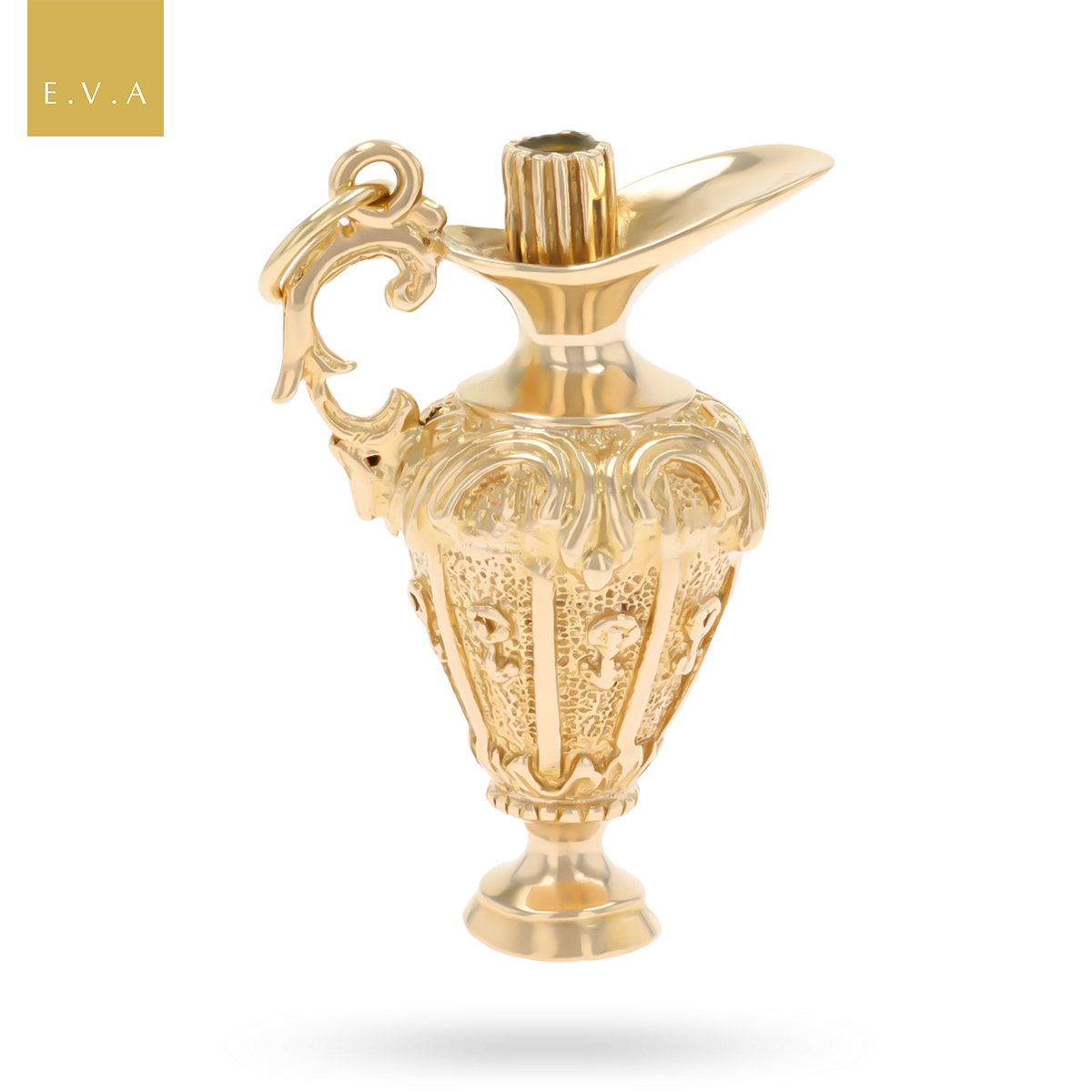9ct Yellow Gold Ornate Wine Jug Charm