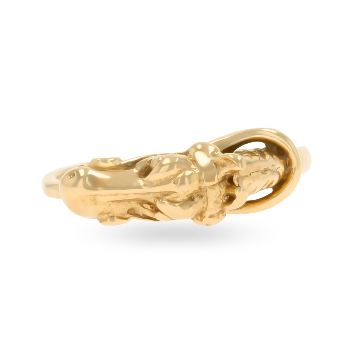 9ct Yellow Gold Equestrian Horse Ring