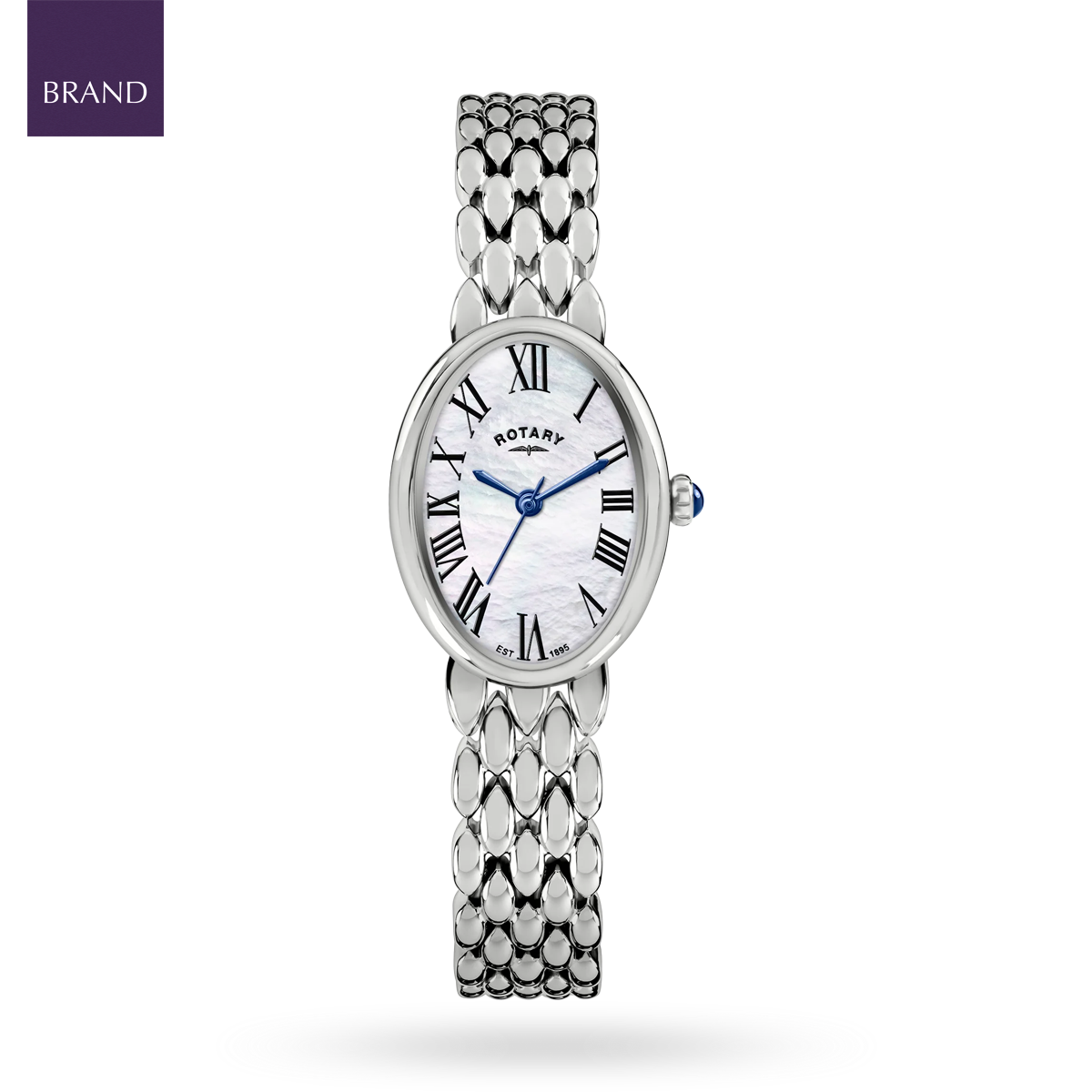 Rotary Heritage Astoria, Mother of Pearl Dial with Stainless Steel Bracelet - RLB10023/07