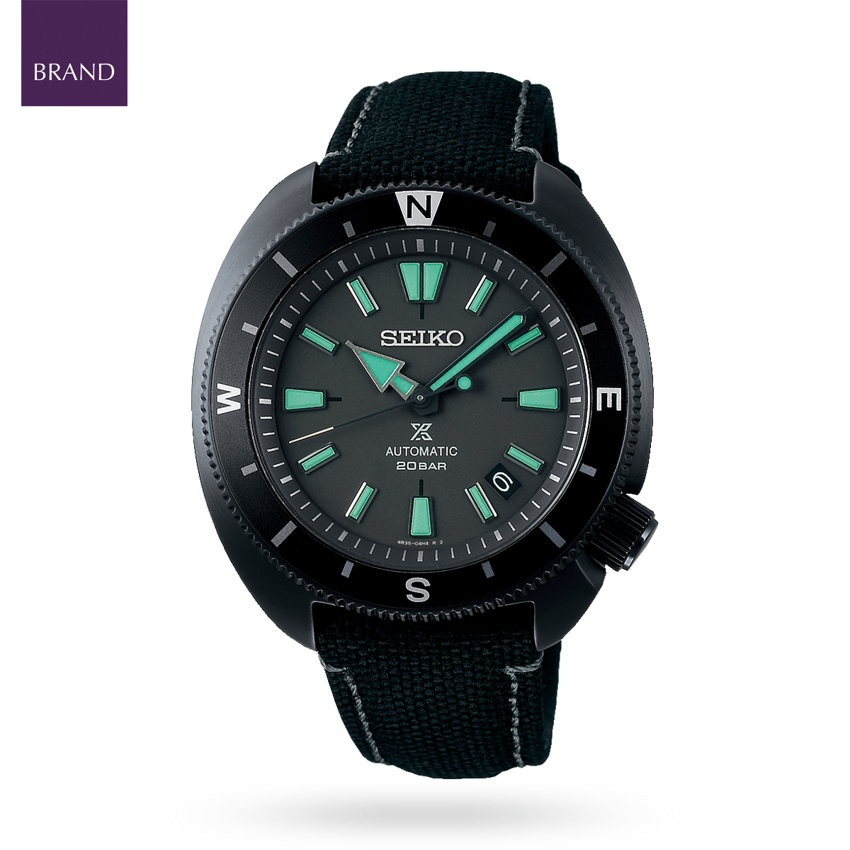 Prospex 'Black Series’ Tortoise Automatic, Black Bezel with Black Polyester Strap - SRPH99K1