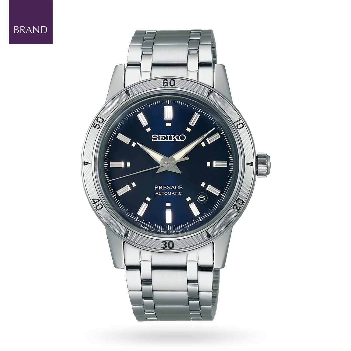 Seiko Presage Style 60s 'Elegant Yet Rugged' In Navy - SRPL07J1