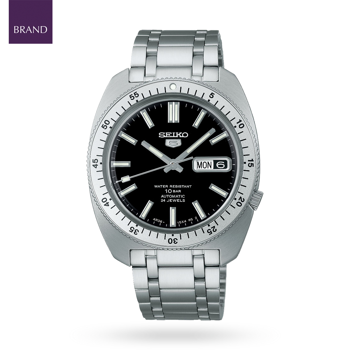 Seiko 5 Sports Heritage Design Recreation Limited Edition In Black - SRPL93K1