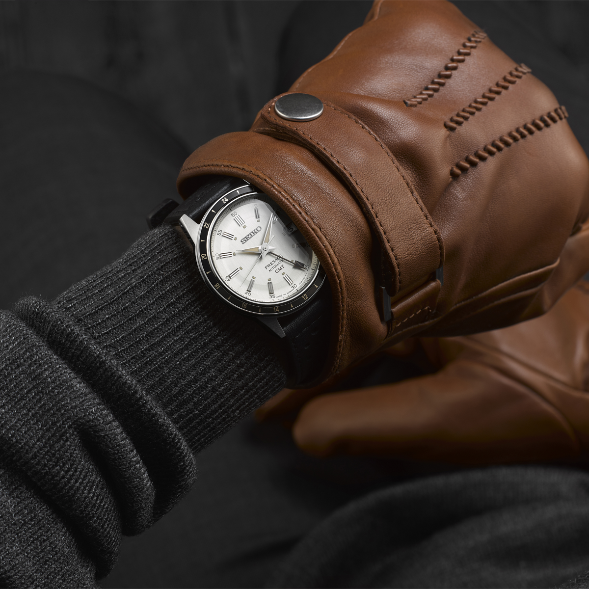 Seiko Presage “Stone” Style 60s Road Trip GMT - SSK011J1