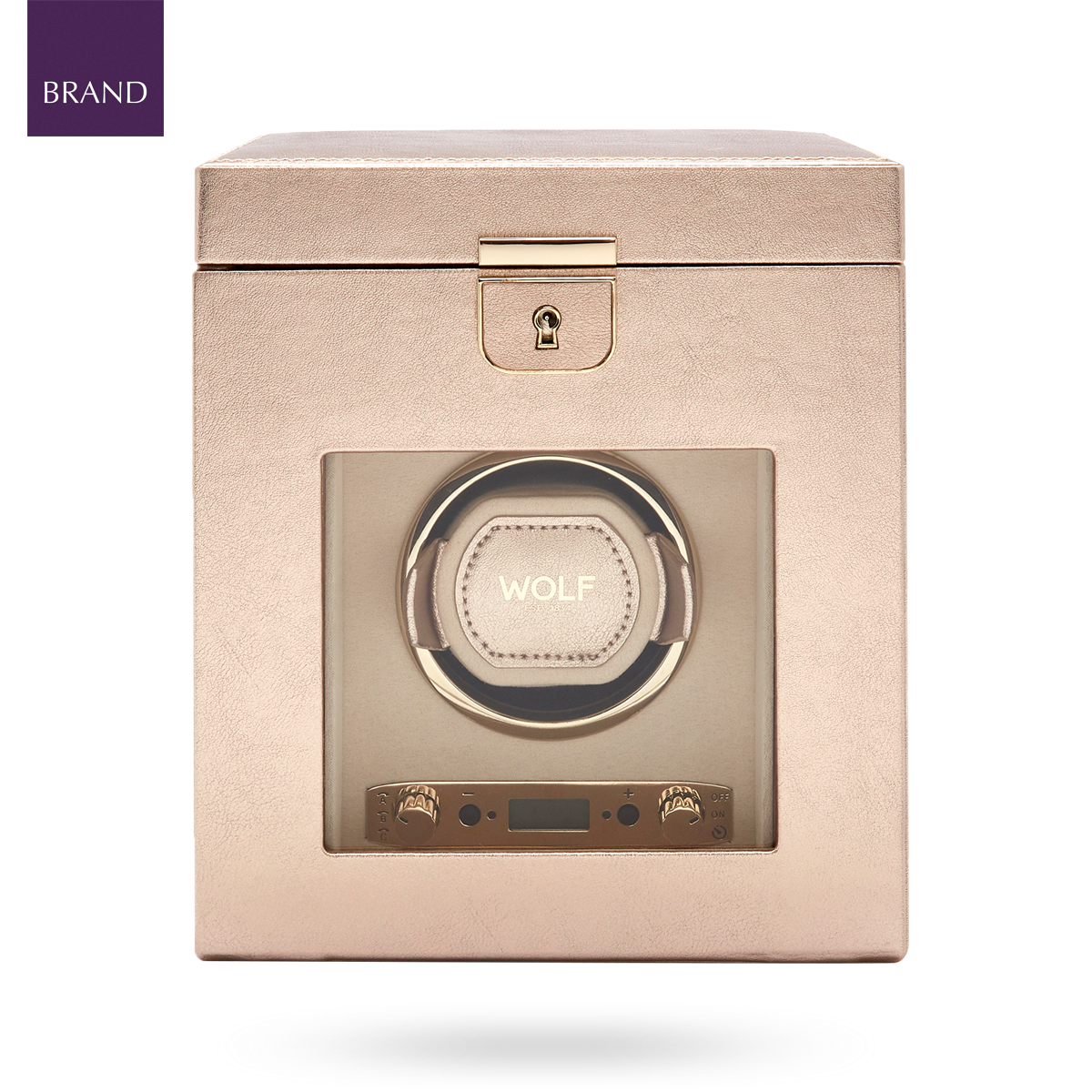 Palermo Single Watch Winder with Jewellery Storage