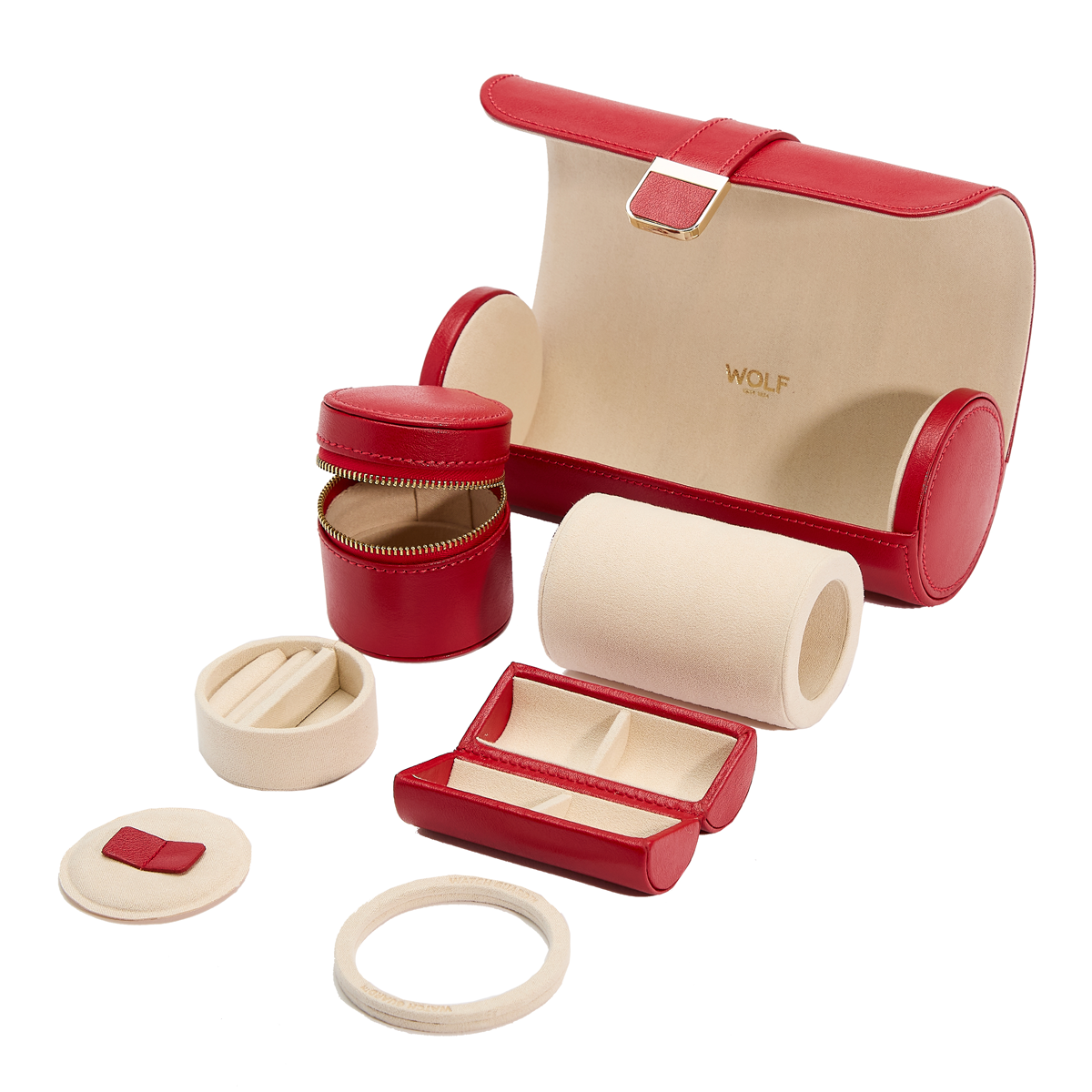 Palermo Double Watch Roll With Jewellery Pouch