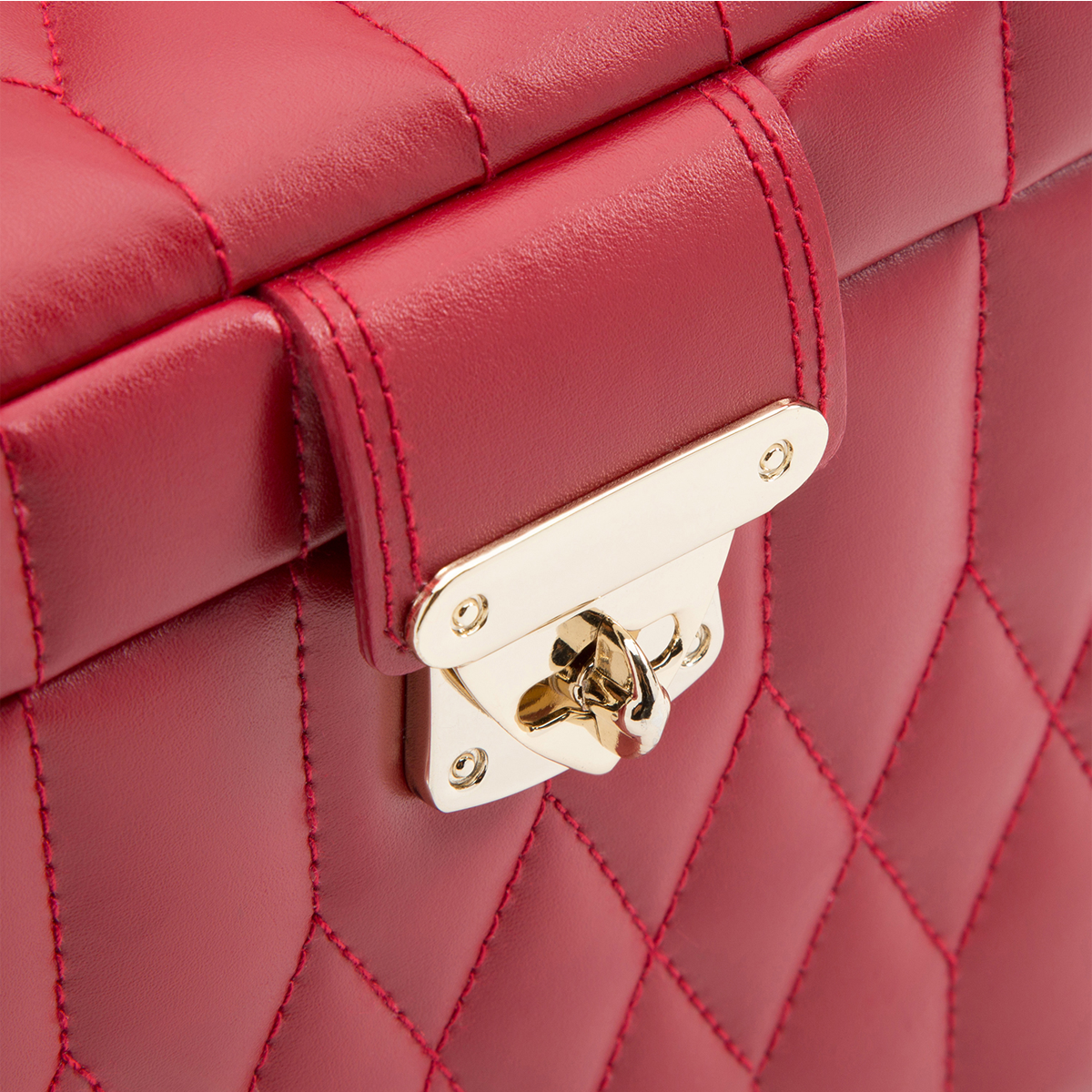 Caroline Medium Red Jewellery Case