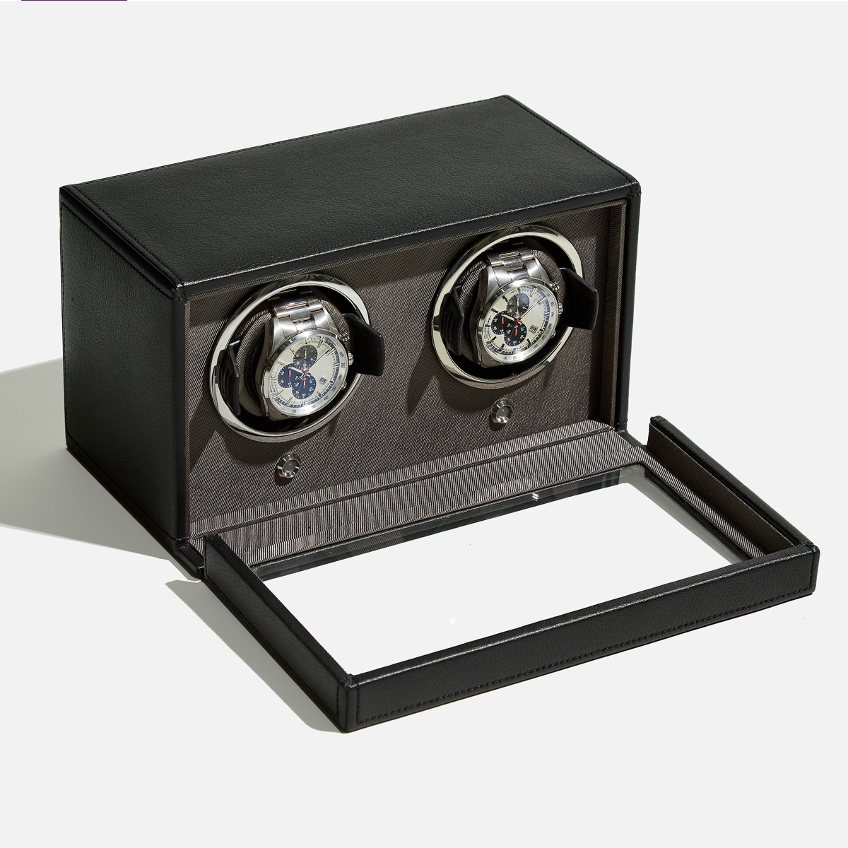 Cub Double Watch Winder With Cover