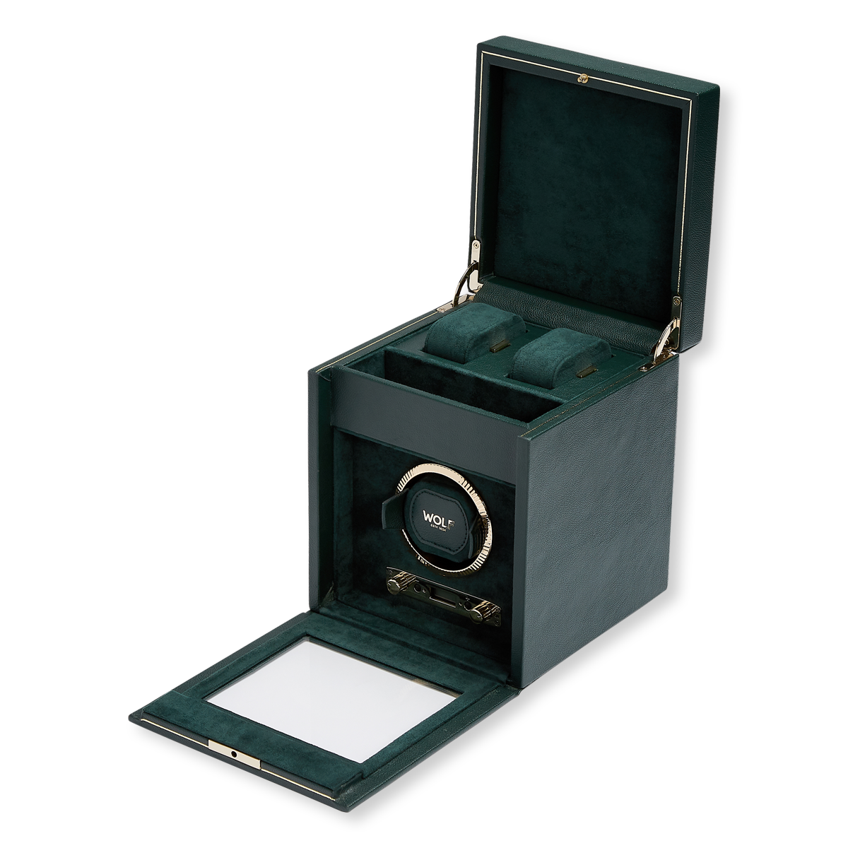 British Racing Single Watch Winder With Storage