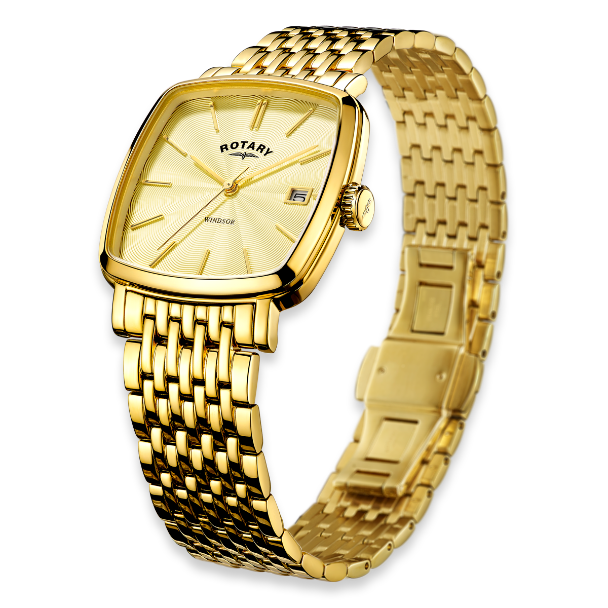 Rotary Heritage Astoria, Champagne Dial with Gold Plated Bracelet - GB05308/03