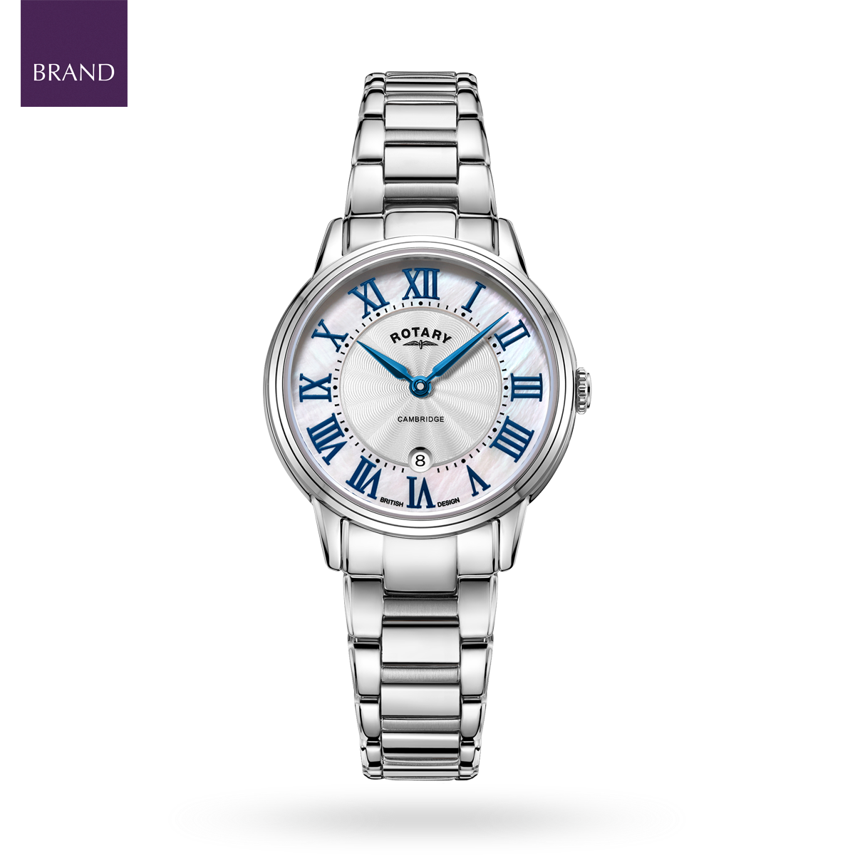 Rotary watch mother top of pearl face