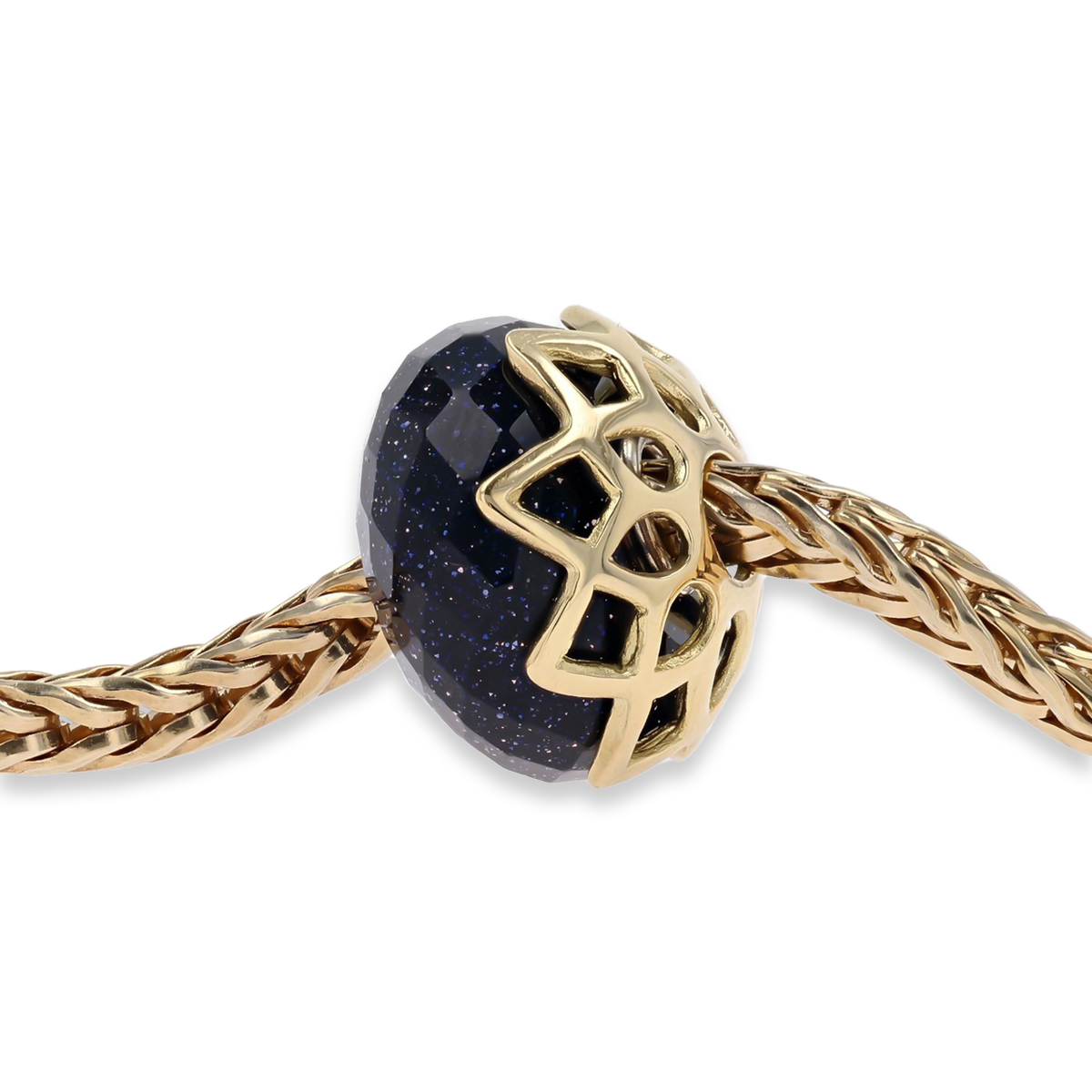 Trollbeads Exclusive 18ct Yellow Gold On Top on Bracelet