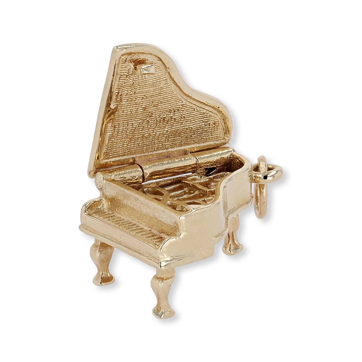 9ct Yellow Gold Piano Opening Charm