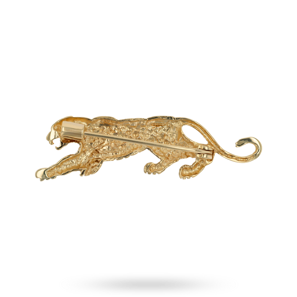 9ct Yellow Gold Panther Brooch