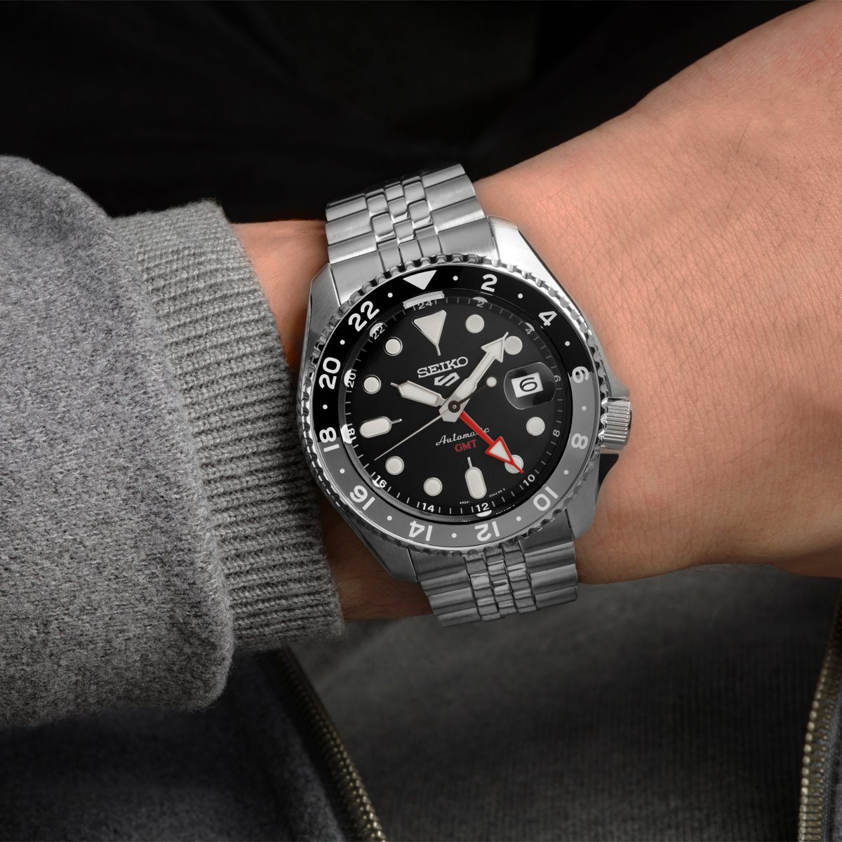 Seiko 5 Sports “Black Grape” GMT, SKX Re-Interpretation - SSK001K1